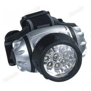 Фонарик налобн. 9 светодиодов